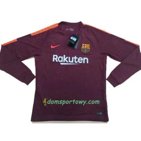 Koszulka FC Barcelona Trzeci Koszulki Piłkarskie 2017-2018 Długi Rękaw